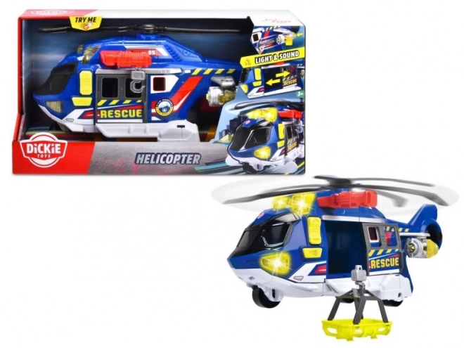 Helikopter ratunkowy 39 cm, światło, dźwięk