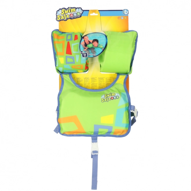 Dziecięca kamizelka do pływania Bestway dla wieku 3-6 lat, 19-30 kg, zielona