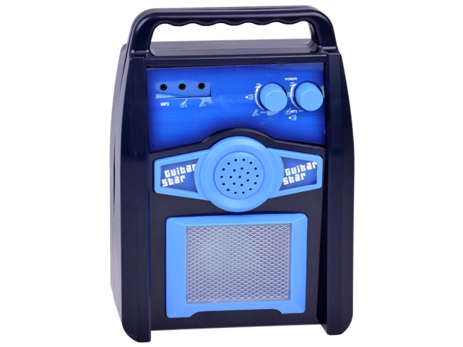 Elektryczna gitara z mikrofonem i wzmacniaczem dla dzieci Karaoke