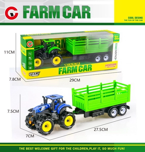 Traktor z przyczepą 27,5 cm