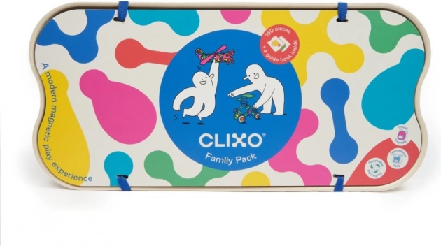 Magnetyczne klocki Clixo Family Pack - 150 elementów