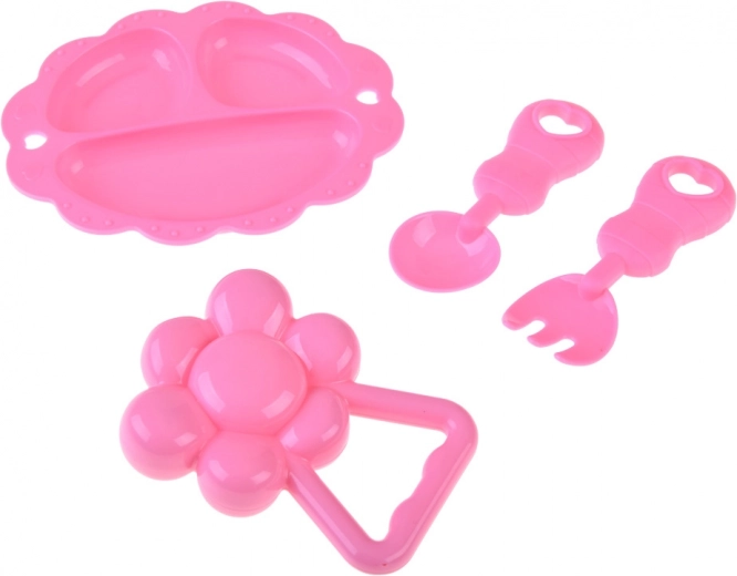 Zestaw do karmienia i grzechotka