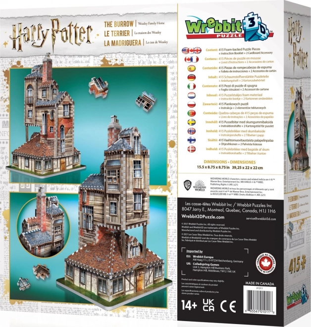 WREBBIT 3D puzzle Harry Potter: Nora