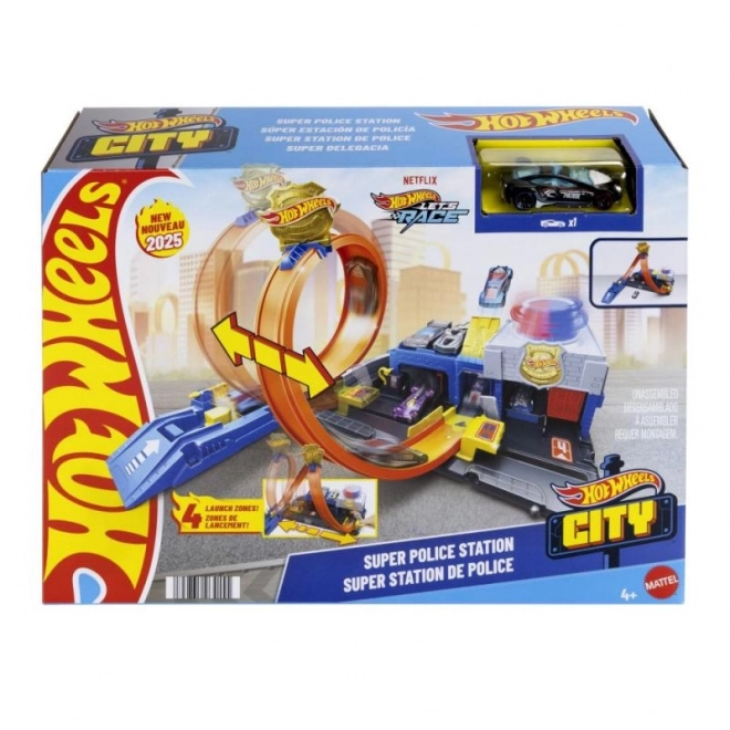 Super posterunek policji Hot Wheels