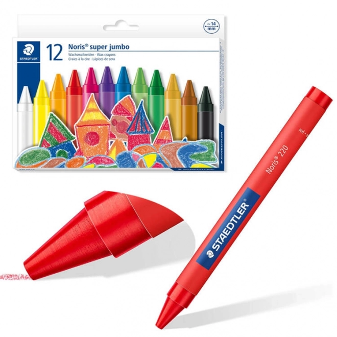 Staedtler Noris Jumbo kredki woskowe 12 kolorów