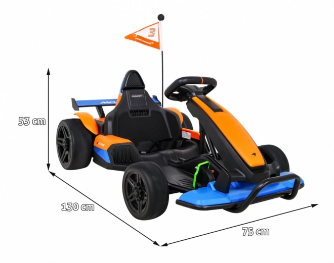 Gokart pro dzieci McLaren Drift z akumulatorem