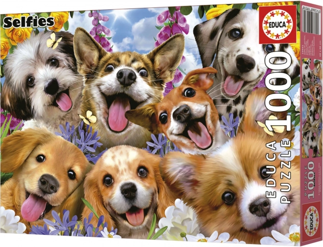 Educa puzzle Selfie szczeniąt 1000 elementów