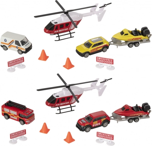 Metalowy helikopter z realistycznymi detalami