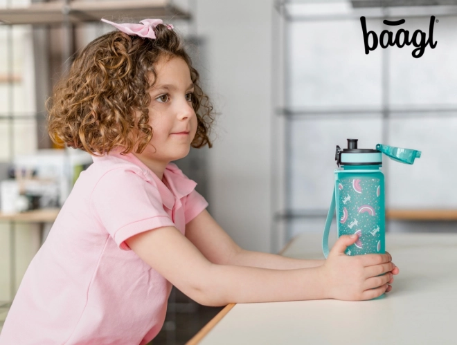 BAAGL Butelka tritanowa na picie Tęcza, 500 ml