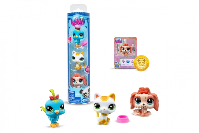 Littlest Pet Shop figurki 3 sztuki
