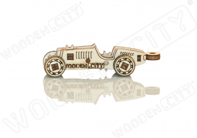 Drewniane 3D puzzle mini zestaw samochodów sportowych