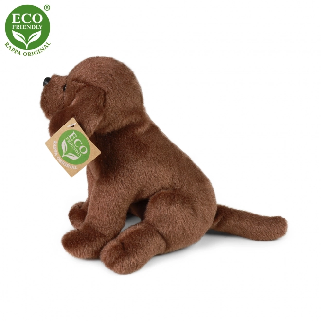 Pluszowy pies labrador siedzący 20 cm przyjazny dla środowiska