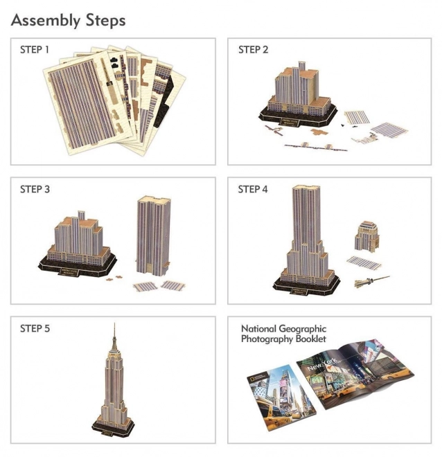 3D puzzle Empire State Building N.G.