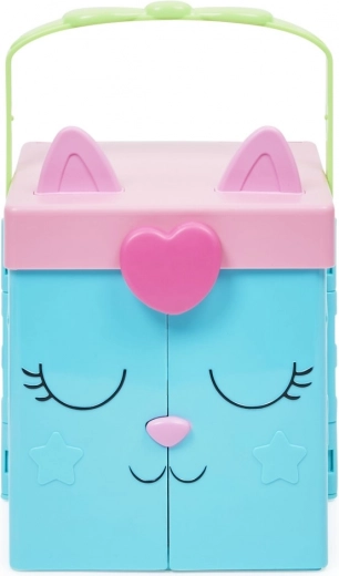 Przenośna kocia walizeczka z zamkiem