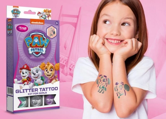 Zestaw Tatuaży Dla Dziewczynek Paw Patrol TyToo