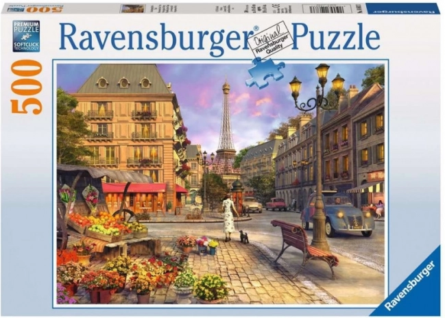 Ravensburger puzzle Paryż: wieczorny spacer 500 elementów