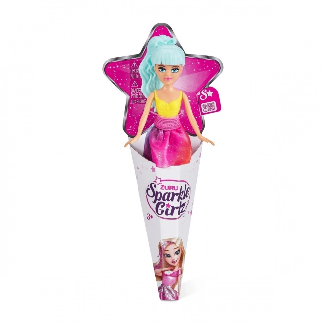 Panenka Sparklez Girlz mniejsza w rożku