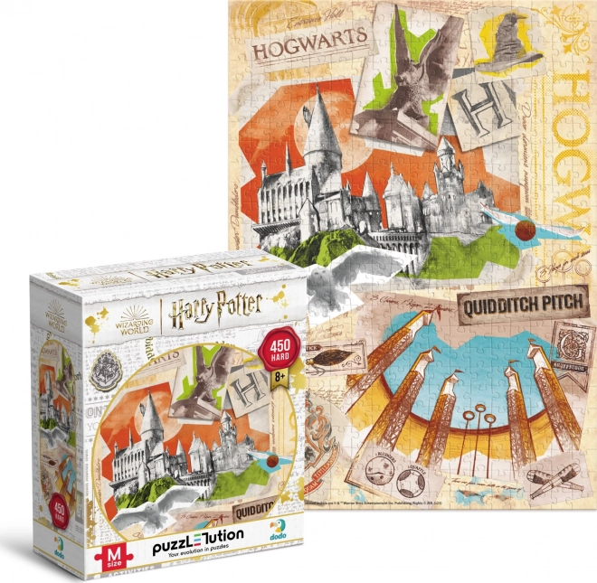 Puzzle Harry Potter: Szkoła Magii i Czarodziejstwa w Hogwarcie 450 elementów