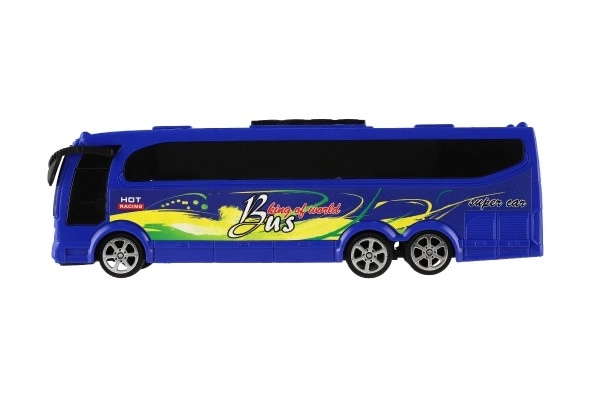 Plastikowy autobus 25cm na napęd wsteczny w pudełku