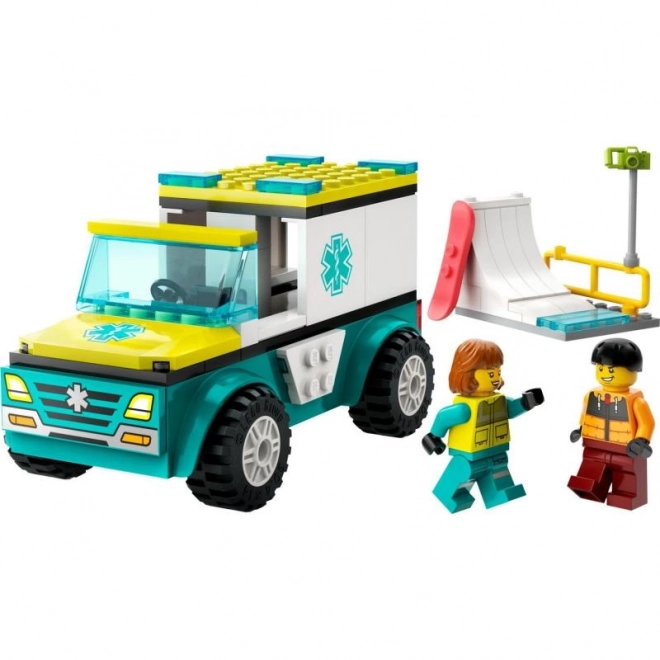 LEGO® City 60403 Karetka i snowboardzista
