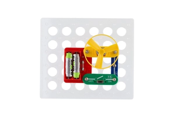 Tajemnice elektroniki 80 eksperymentów mini na baterie w pudełku 24x18x4cm od 6 lat