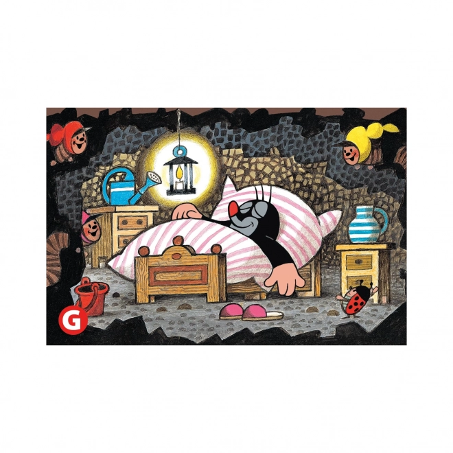 Minipuzzle z Krecikiem 54 elementów