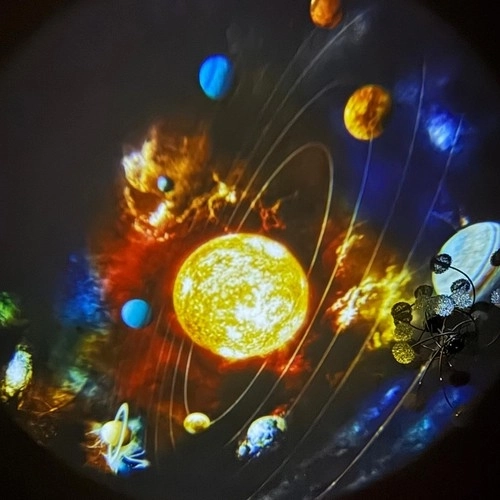 Projektor gwiazd LED z lampką