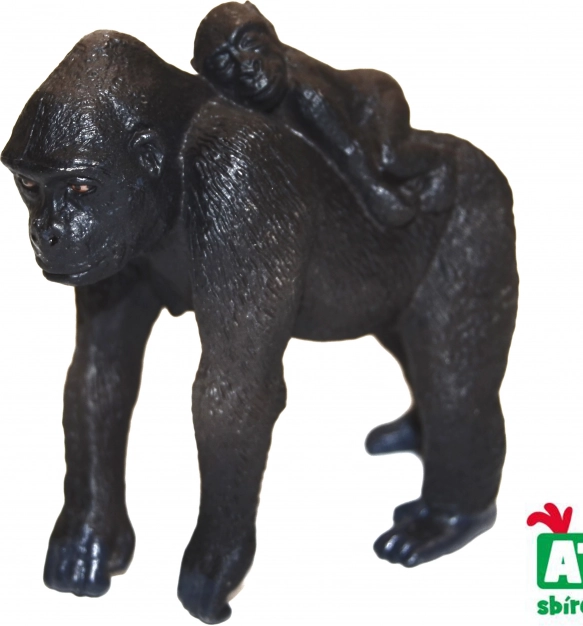 Gorylica z młodym 7 cm