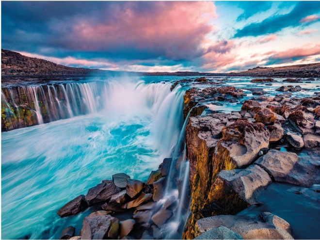 Puzzle Wodospad Selfoss 2000 elementów