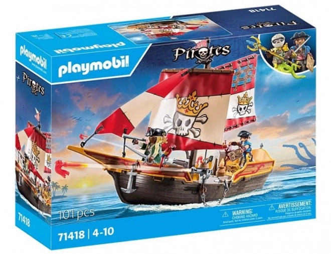 Pirates PLAYMOBIL piracki statek z figurkami