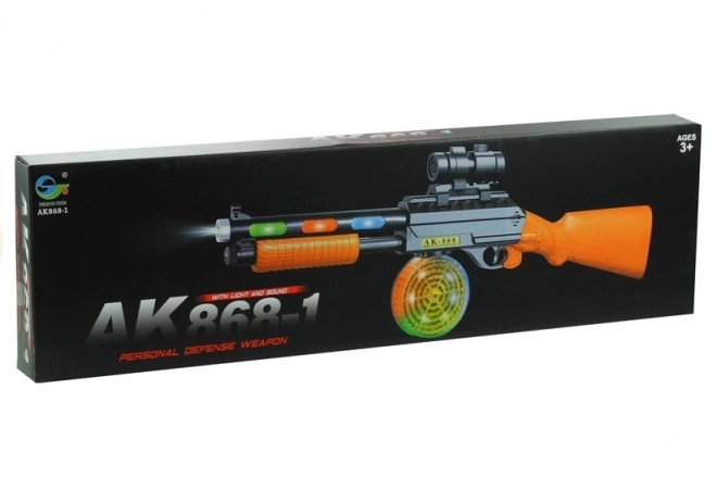 Pistolet Karabiny AK 868-1 Światła Gra 60 cm
