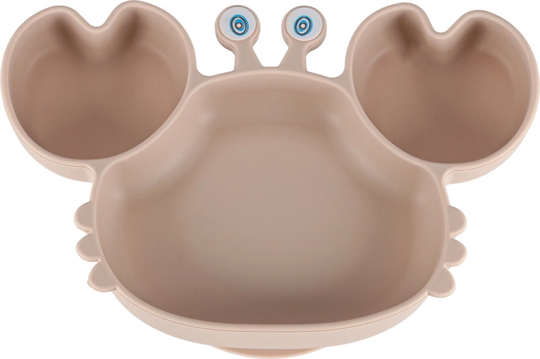 Talerz w kształcie kraba z przegródkami