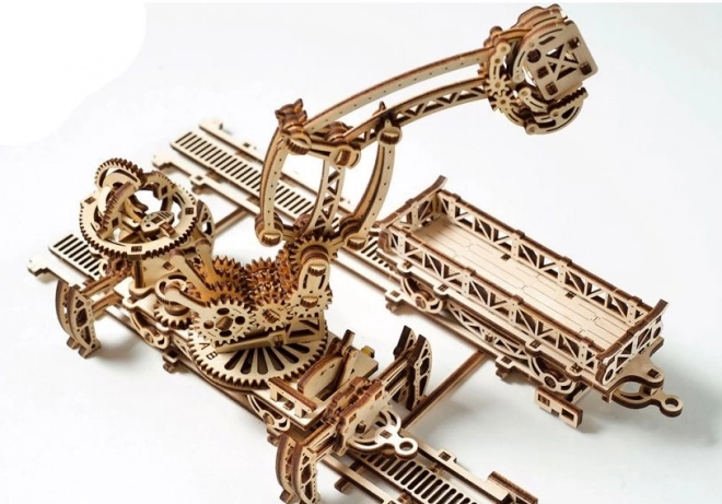 Mechaniczne puzzle 3D drewniane stacja przeładunkowa