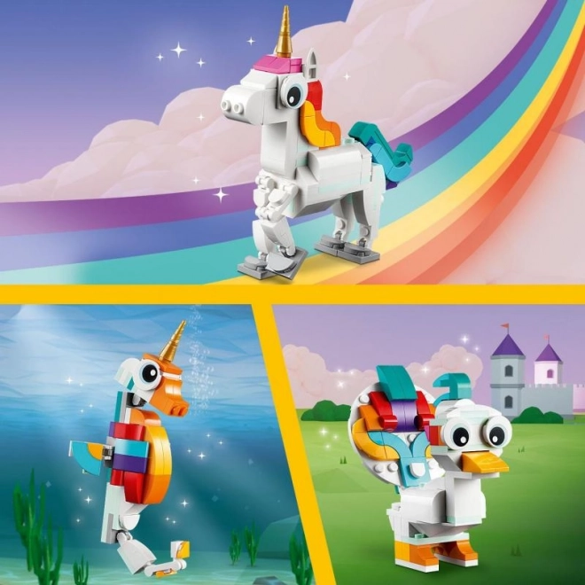 LEGO Creator 3w1 31140 Magiczny Jednorożec