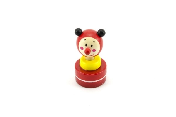 Stempel drewniany 6cm, różne wzory 5 rodzajów w pudełku 20 sztuk