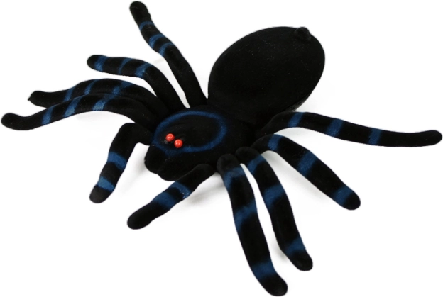 Pluszowy pająk na Halloween