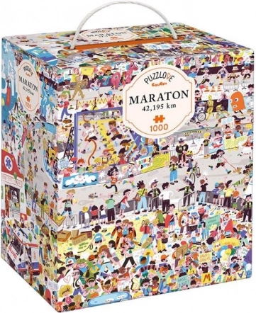 Puzzle Puzzlove maraton 42,195 km – 1000 elementów