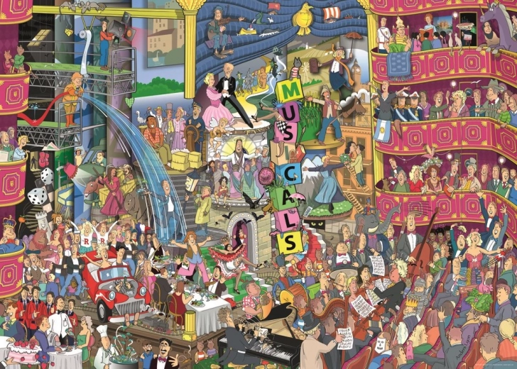 HEYE Puzzle Najlepsze musicale 1000 elementów