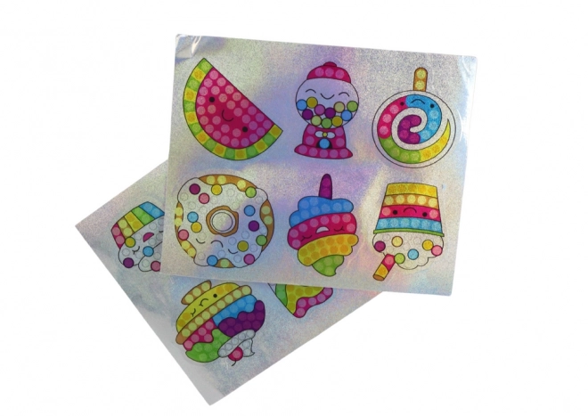 DIY naklejki Samolepka Diamonds Set Candy kolorowe naklejki