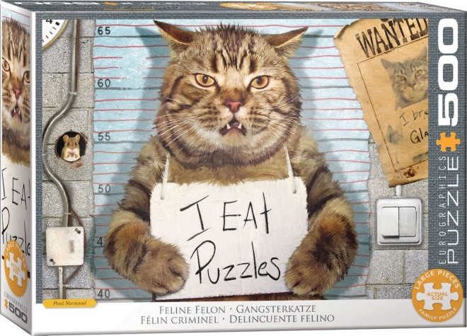 Puzzle Eurographics Koci Złoczyńca XL 500 elementów