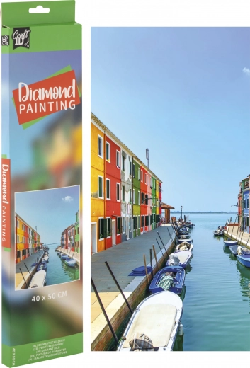 Malowanie diamentowe Grafix – kanał wodny 40 × 50 cm