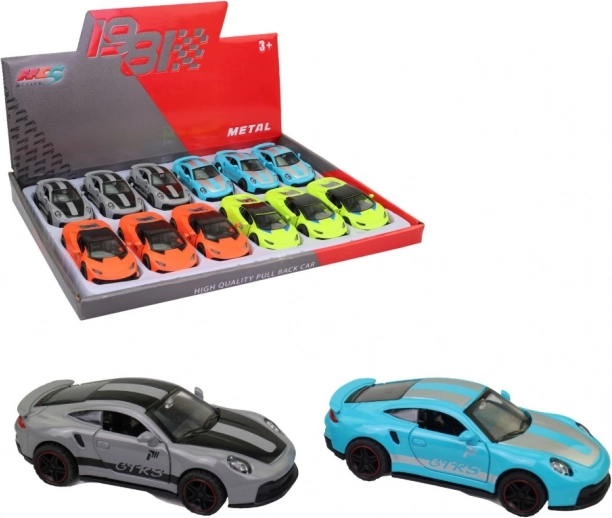 Samochodziki 1:43 dla dzieci – Zestaw 12 sztuk w display boxie