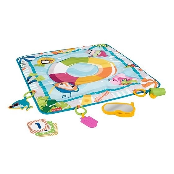 Fisher Price mata edukacyjna z motywem basenu