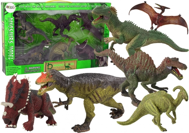 Zestaw dinozaurów - 6 szt. dużych figurek
