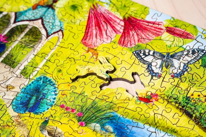 Drewniane puzzle Dziki ogród 500 części