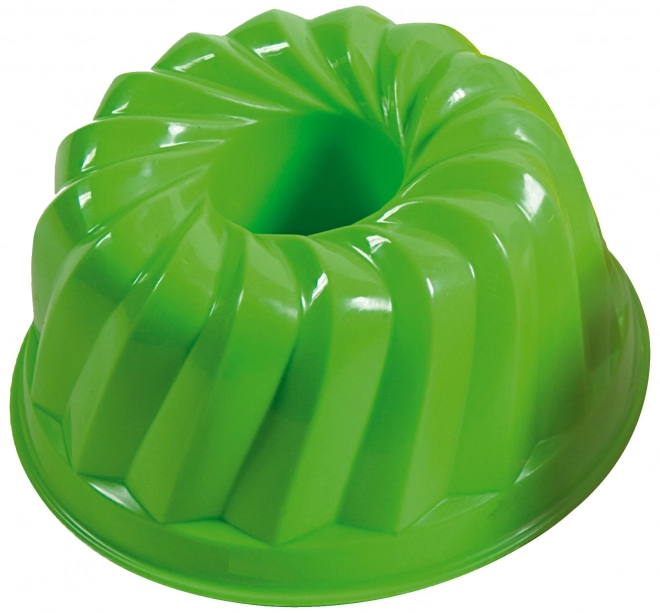 Androni model do piasku kształt tortu, średnica 12 cm – Zielona