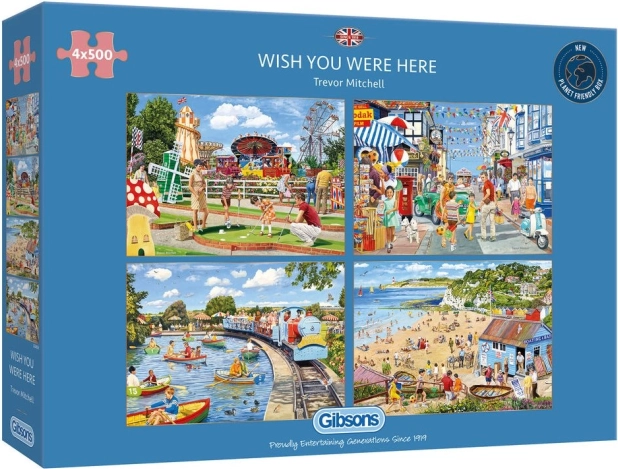 Gibsons Puzzle Szkoda, że cię tu nie ma 4x500 elementów