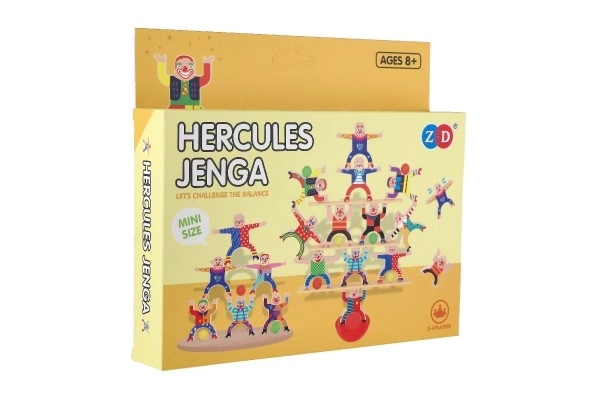 Gra balansująca herkules mini plastik 26 szt. 3 kolory w pudełku 21x19x3,5cm