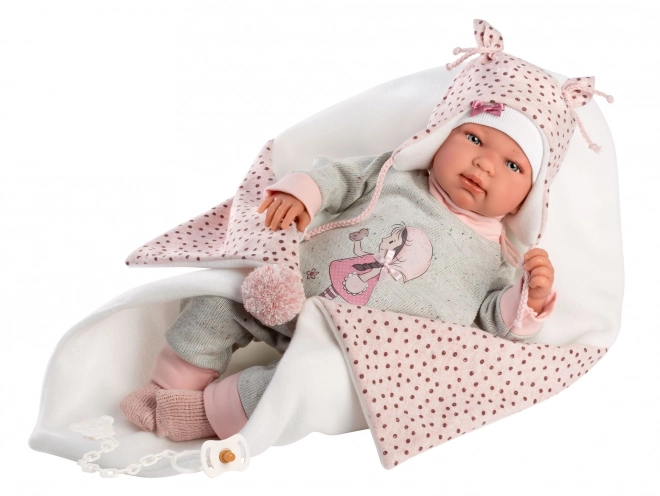 Llorens M844-60 ubranko dla lalki niemowlę NEW BORN rozmiar 43-44 cm