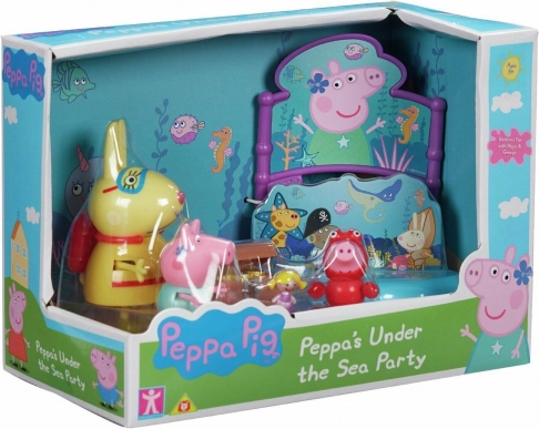 Świnka Peppa – Zestaw Podwodny Świat: 3 figurki i akcesoria